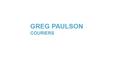 Greg Paulson Couriers logo