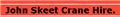 Skeet Crane Hire logo