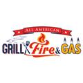 All American Grill Fire and Gas logo