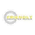 Friendly computer repair logo