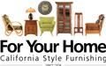 For Your Home California  Style  Furniture logo